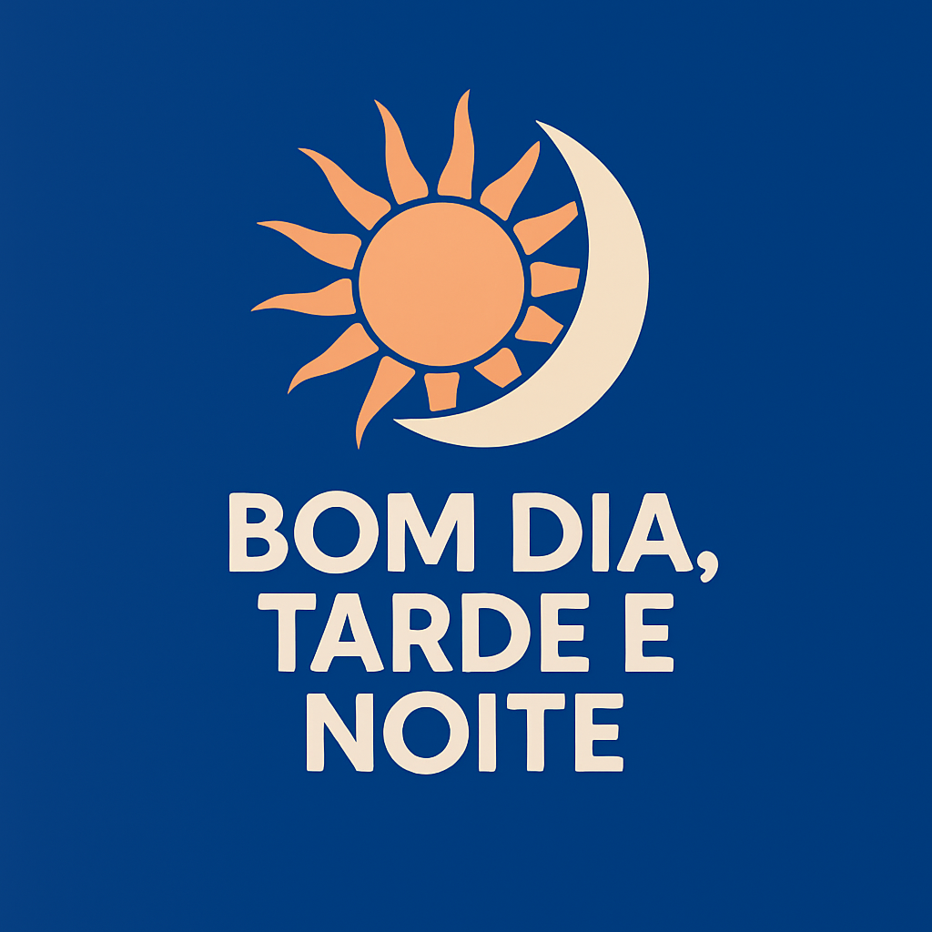 Mensagem de bom dia com fundo colorido